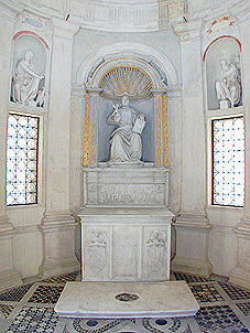 Rome Janiculum Hill area Bramante Tempietto interior