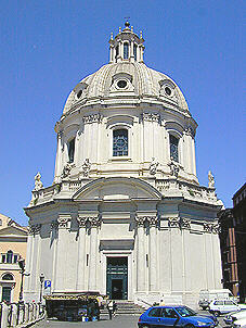 The churches near Trajan's column