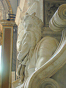 Moses, close-up
