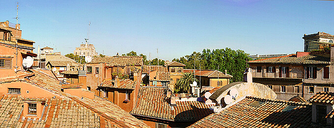 Rome Piazza Navona penthouse with terrace and views