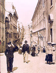 Via Panisperna in 1880