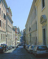 Rome Via Panisperna in the year 2000