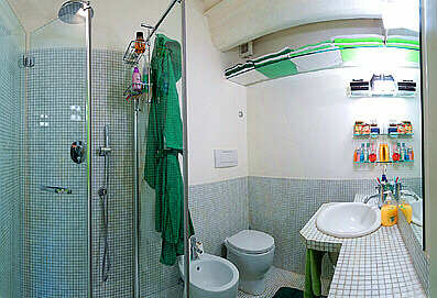 Caravaggio apartment bathroom interior