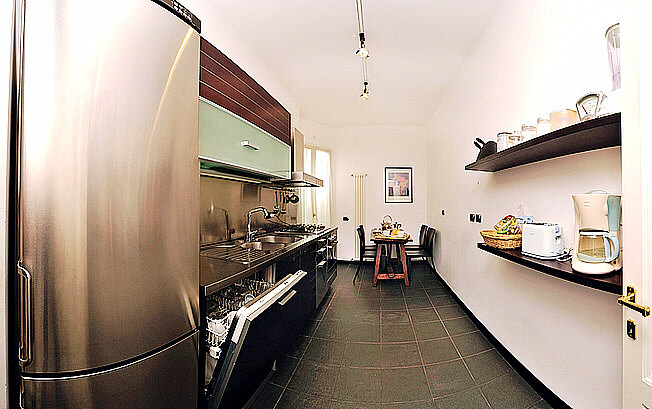 Rome Spanish Steps apartments ample kitchen