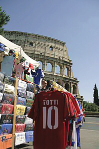 Totty shirt Rome Coliseum
