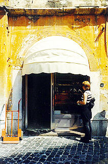 Rome confectionery shop in the Jewish ghetto
