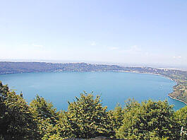 Rome lake of Albano