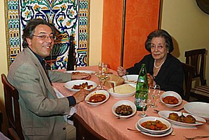 Rome Jewish restaurant Alfonso interior