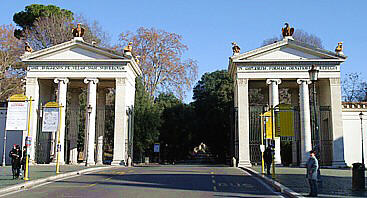 Rome Borghese Gardens Park