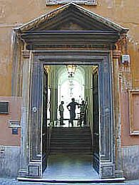 Rome Academy of Santa Cecilia entrance