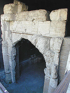 Rome Piazza Navona ruins of the Domitian stadium