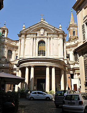 Rome Piazza Navona Santa Maria della Pace Church