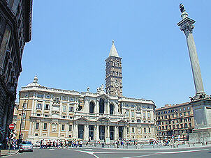 Rome Saint Mary Major Church Santa Maria Maggiore exterior