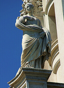 Rome Piazza Navona statue facade St. Agnes