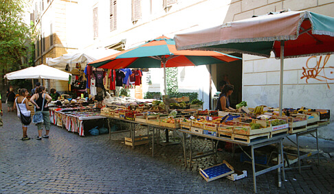 Rome Piazza Navona market stalls