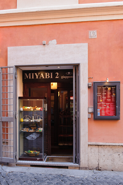 Japanese restaurant in Via della Pelliccia