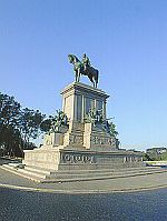 Rome Janiculum Hill area Statue of Garibaldi